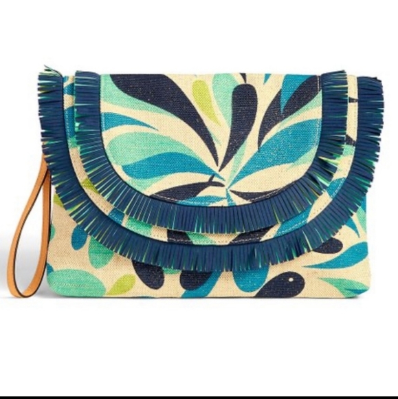 Vera Bradley Handbags - Vera Bradley Summer School Fringe RFID Wristlet